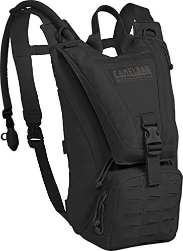 CamelBak Ambush drickryggsäck, svart, med 3,0 l Mil-Spec Crux reservoar, en storlek