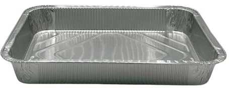 CF CARTA INGROSSO E DISTRIBUZIONE 30 contenitori in alluminio tradizionali 12porzioni, vaschetta monouso linea professionale, teglie in alluminio take way,forma rettangolare, 5000cc. (210)