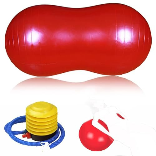 OnundOn Yoga Ball Sex Lendenkissen Sex-Kissen Sofa Aufblasbares Sex Reisekissen für Paare Pumpe enthalten (55 * 100cm)