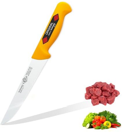 EIKASO Solingen Germany Stechmesser 16cm Klinge aus Molybdänstahl 1.4116 rutschfester ergonomischer Griff Schlachtermesser Metzgermesser Butcher Knife