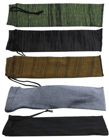 MiOYOOW 5PCS Calzini per Pistole, Calzini per Pistole Calzini per Pistole Leggeri Custodia con Design a Grappolo per Gli Appassionati di Caccia all'Aperto (16 * 4)