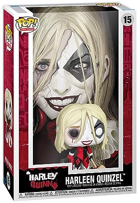 Funko Pop! Comic Cover: DC - Harleen Quinzel - Harley Quinn - Vinyl-Sammelfigur - Geschenkidee - Offizielle Handelswaren - Spielzeug Für Kinder und Erwachsene - Modellfigur Für Sammler und Display