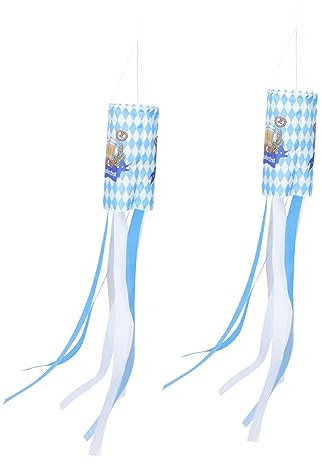 2pcs Bier Themed Party Windsack Fahnen Outdoor Decor Für Oktoberfest Feier