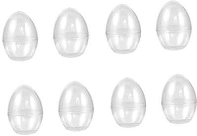 Gatuida 8St gefälscht befüllbare Kugeln transparentes ei ostern das Eier Verpackungsboxen für Süßigkeiten Keksbehälter Schüttgut Ornament Stirnband gefüllte Kugel Kind Süssigkeit