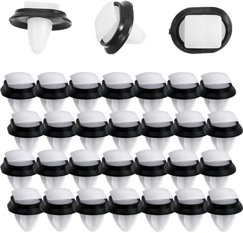 streeHerjjkeA1 100 Kit Clip Di Fissaggio Auto Universale Con Rondelle，Rivetti in Plastica per Carrozzeria，Clip per Porta Paraurti Interno Autos，Fastener Auto,Rivetti plastica auto