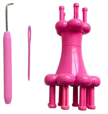 Unique Braiding Tool, Easy to Use Knitting Doll Set, Suitable for Kids and Beginners