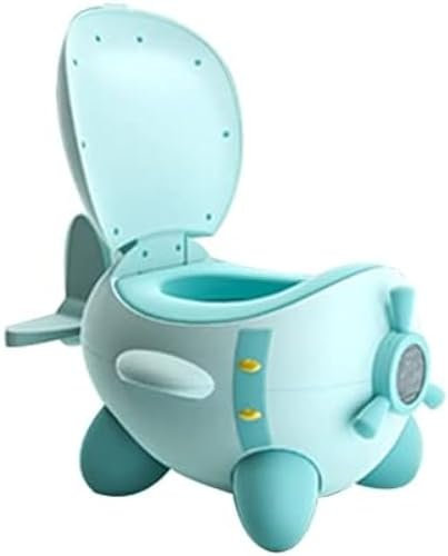 Flugzeug Kleine Toilette Töpfchen Urinal Urinal Eimer Flugzeugform Töpfchen,Blau,39 * 30 * 28cm