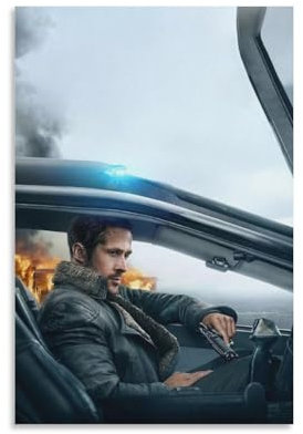 Voliko Filmposter Blade Runner 2049, Poster, Druck, Kunst, Wandgemälde, Leinwand, Poster, moderne Schlafzimmer-Dekoration, 50 x 75 cm