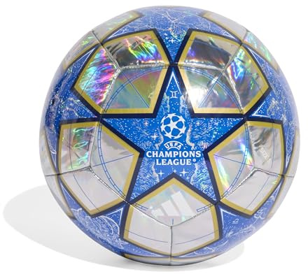 adidas UEFA Champions League Training Foil Ball JP1549, Unisex Footballs, Silver, 5 EU