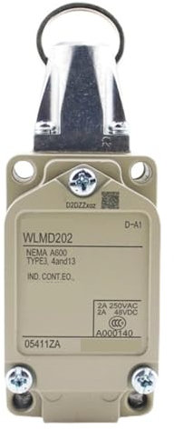 NATEPLALFC Pull Cord Switch Pull Cord Travel Switch WLMD202 Limit Switch Emergency Stop Pull Cord Switch