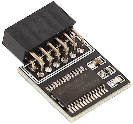 Cocoarm 12Pin Modulo TPM 2.0 LPC TPM2.0 Chip di Sicurezza 12-Pin Modulo TPM per Scheda Madre con Crittografia Stabile Supporto Memoria DDR4