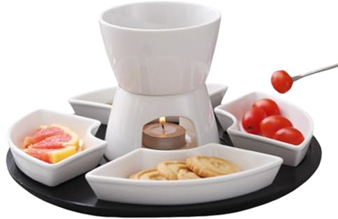 Set per fonduta al formaggio ceramica resistente alle alte temperature,
