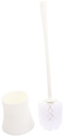 TOYZFRIENDY Cepillo Limpiador Vater con Mango y Base Escobilla WC Duradera para Baño y Oficina Cerdas Suaves y Seguras Abs y Nylon Uso Doméstico y Profesional
