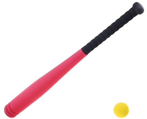 BUBEFSKD Bastone da Softball Allenamento per Bambini Giocattolo Baseball Pipistrello Morbido in Schiuma con Regalo Piccoli Pipistrello Morbido con Palline I più