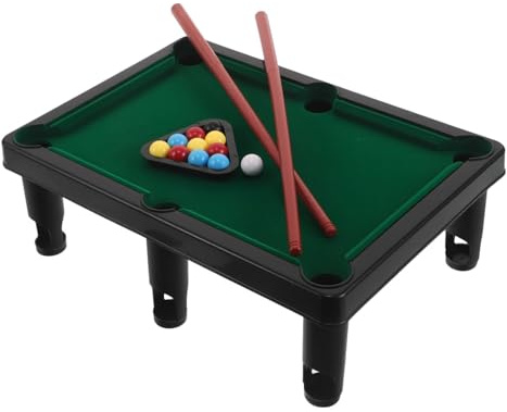 TOYANDONA 1 Mini Table de Billard de Bureau Jeu de Billard Miniature pour Enfants - Jeu de de Table Compact, idéal pour Les fêtes de Fin d'année à la Maison ou au Bureau.