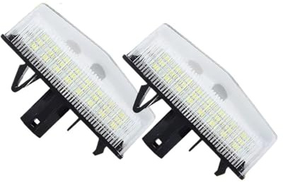 Luci Targa Lampade Targa Per Toyota Per Rav4 Per RAV 4 2018 2017 2016 2015 2014 2013 2 Pezzi Canbus Error Free Car LED Numero Luci Targa