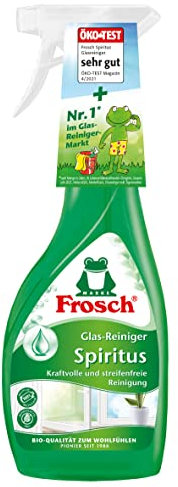 Frosch Spiritus Glas Reiniger Sprühflasche, 2er Pack (2 x 500 ml)