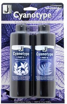 Jacquard Cyanotype Sensitizer Set JCY1100 Fotoentwürfe auf Papier und Stoffen