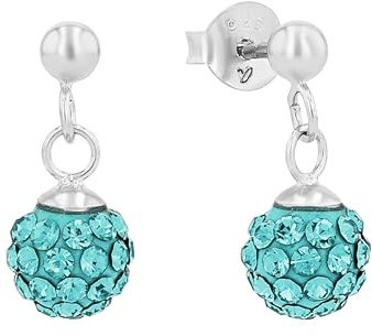 Amor Ohrstecker 925 Sterling Silber/Gold Mädchen Kinder Ohrschmuck, Kommt in Schmuck Geschenk Box