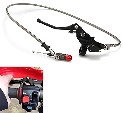 JFG RACING 1200 mm Motorrad Hydraulischer Kupplungsbremshebel Schwarz