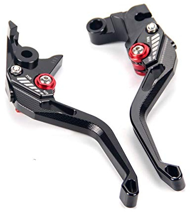 Auzkong Kupplung Motorrad Kompatibel mit SM 610 2008, 2009, 2010, Motorrad Hebel Schwarz 1Paar