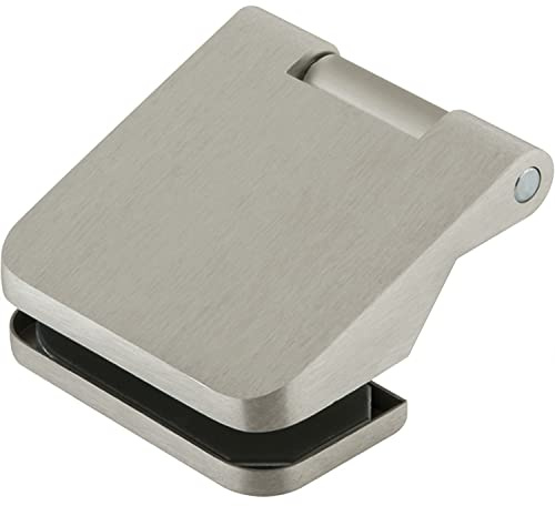 Dorma Glas Junior Office Türband Flügelteil (Türbeschalg) für Glastüren, Glasstärke 8-10mm, Türscharnier Alu Edelstahl Effekt Inhalt: 2 Stück