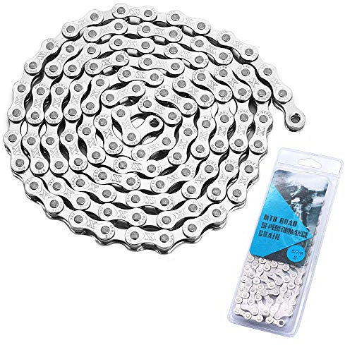 Eyech 6/7/8 Gang Fahrradkette Fahrradkette 116 Glieder 1/2 x 3/32 Zoll