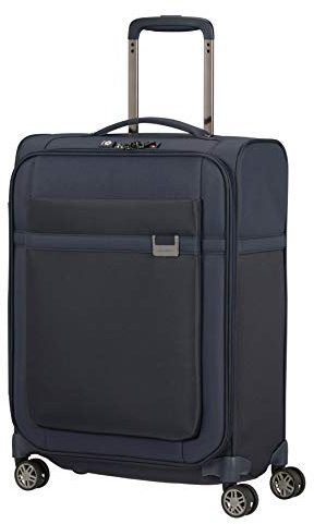 Samsonite Airea - Spinner S, Hand Luggage, 55 cm, 41 l, Blue (Dark Blue)