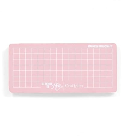 Craftelier - Mini Magic Mat® Self-Healing Magnetic Cutting Base for Minty Cut by Craftelier and Mini Evolution by We R | Ideal for Die Cutting Machines | Size 16.4 x 7.5 x 0.3 cm - Pink Colour
