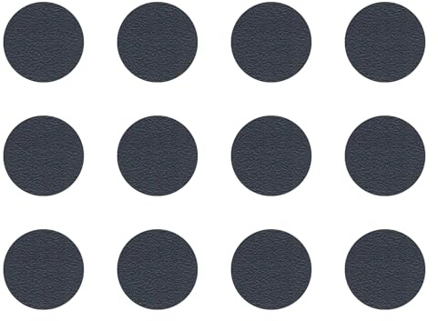 cyclingcolors 12x Abdeckkappen Selbstklebend 40 mm Schrank Regal Bohrloch Abdeckung zum kleben schutzkappen, Anthracite