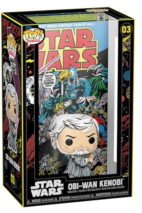 FUNKO Pop! Comic Cover: Star Wars - OBI-WAN Kenobi- Figura de Vinilo Coleccionable - Idea de Regalo - Mercancia Oficial - Juguetes para Niños y Adultos - Movies Fans