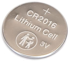 Pila de botón CR2016 de 3V, 2 Unidades, Ideal para Relojes, Juguetes y Dispositivos electrónicos pequeños.