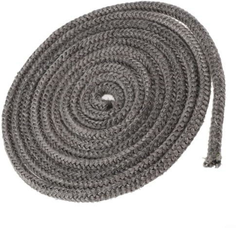 Cuerda de repuesto resistente al calor para estufa, junta selladora, cuerda de fuego para chimeneas, estufas de leña, puerta de horno (16 mm x 3 m)