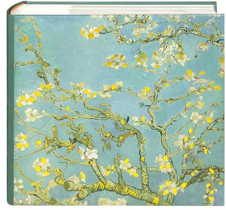 Fotoalbum Einsteckalbum 10x15 Fotoalbum zum Einstecken 200 Fotos Photo Album 100 seiten Für Familie Hochzeit Abschlussfeier Ruhestand Erinnerungen-Mandelblüte Van Gogh
