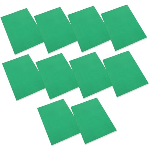 STOBOK 10stücke Grünes Kartonpapier Papier Für Kreative Bastelprojekte Scrapbooking Kartenherstellung Und Schulbedarf