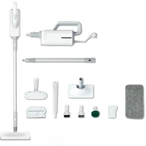 ZBDZSW Limpiador a Vapor Multifuncional para el hogar, esterilización y eliminación de ácaros, trapeador a Vapor eléctrico, trapeador a Vapor, Enchufe de la UE de 220 V