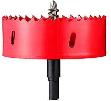 scie cloche, Foret de scie cloche bimétallique 210-300Mm, ensemble d'ouvre-trou HSS for percer des panneaux de cornhole, des tuyaux, du bois et des panneaux de fibres(Diameter 300mm)