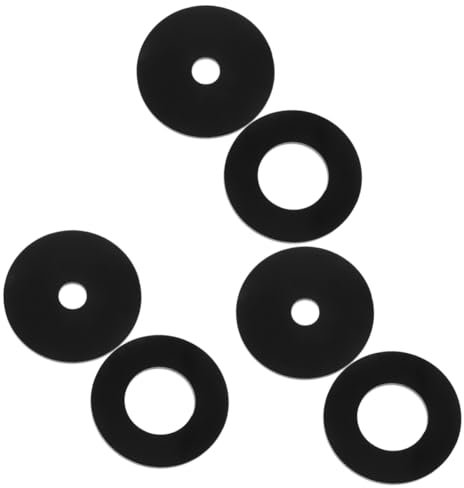 SHINEOFI 6pcs Router Table Insert Base Plate for Woodworking Double Design Easy Installation Protects Milling Table from Damage