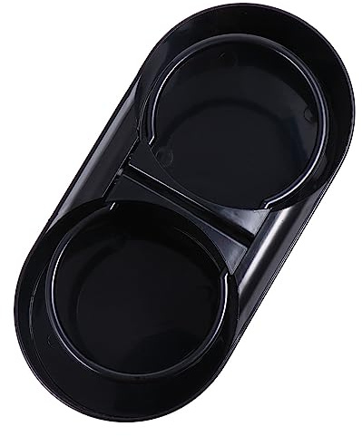 Mikikit Portabotellas para Coche Multifunción de Plástico Negro, Soporte para Botella y Portavasos de Automóvil Anti Deslizante