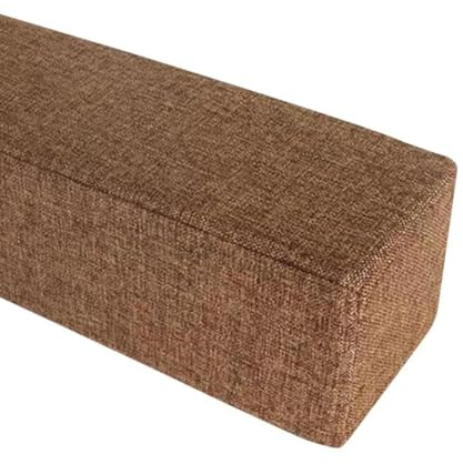 Generisch Hochwertige Sofa Seitenarmlehne Kissen, Rechteckig Ellenbogenstütze Booster, Taillen Rückenlehne Kissen Lendenkissen, Für Couch Armlehne Auto,Schlafzimmer, Wohnzimmer,Braun,45x20x20cm