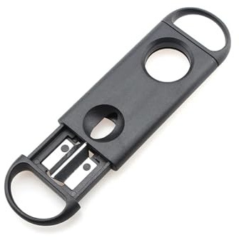 Coupe-cigare Portable De Poche, Ciseaux À Cigares En Acier Inoxydable Brossé Et Coupe-cigare En Plastique(Plastic Type)