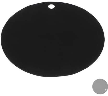 OFFSCH Nonstick Heat Resistant Induction Cooktop Protector Mat Silicone Round Pad for Cooker Protection Easy to Clean Wear-Resistant Cooking Heat Pad