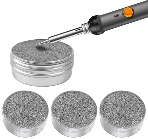 3 Dosen Lötspitzenreiniger, Lötspitzen Reaktivator, Reaktivierung Oxidierter Lötspitzen, Zur Pflege und Wartung von Lötkolben (Nettogewicht: 16 g/Dose)