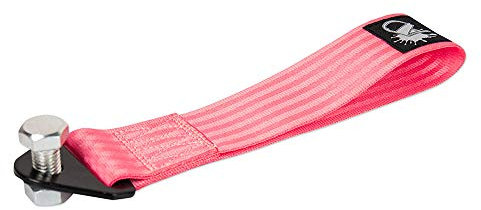 Auto-Dress Rennsport Abschleppschlaufe, Traglast 3t, Racing Hook Tow Strap (Rosa)