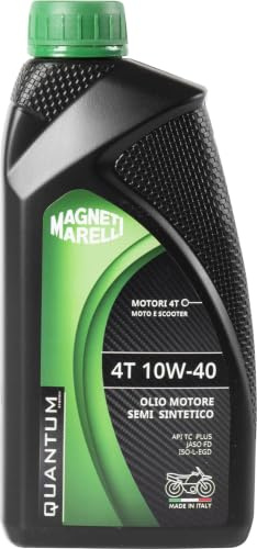 Quantum Energy Magneti Marelli Huile moteur lubrifiante semi-synthétique pour moto 10W-40 1lt