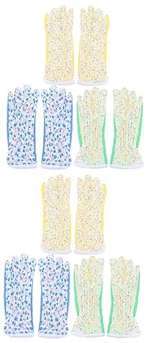 BESPORTBLE 6 Paare Gartenhandschuhe garten schutzhandschuhe Kochhandschuhe für die Küche Latex handschuhe Arbeitshandschuhe gärtner handschuhe Schutzhandschuhe anpflanzen Haushalt Stoff