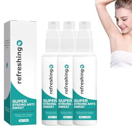 Antitranspirant Deo Spray Gegen Starkes Schwitzen, Anti Schweiß Bodyspray, Deo Gegen Starkes Schwitzen, Langzeitschutz Herren & Frauen Deodorant, Anti Transpirant bei Unter den Achseln (3)
