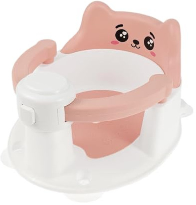 Siège De Bain Pour Bébé Chaise bain bébé à ventouses essentielles 6-24 mois | Siège de bain antiglisse pour bébé assis pour voyages, sol, maison, nouveaux parents, familles