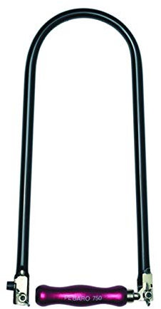 Pebaro 750 Profi-Laubsäge mit Federspannvorrichtung, Laubsägebogen made in germany, mit Stahlflügelmuttern, 13 mm Stahlrohr, Laubsägen, Basteln mit Holz, für Hobby und Profis