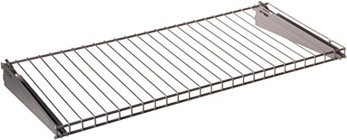 Rubbermaid Configurations 26 Shelving Kit Set of 2 Shelves Titanium Expandable Organization for Home/Laundry/Bathroom/Mudroom/Pantry/Linen Closet/Garage